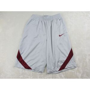 VINTAGE Nike Shorts Mens Small Gray Uncompromising Excellence Swoosh Basketball*